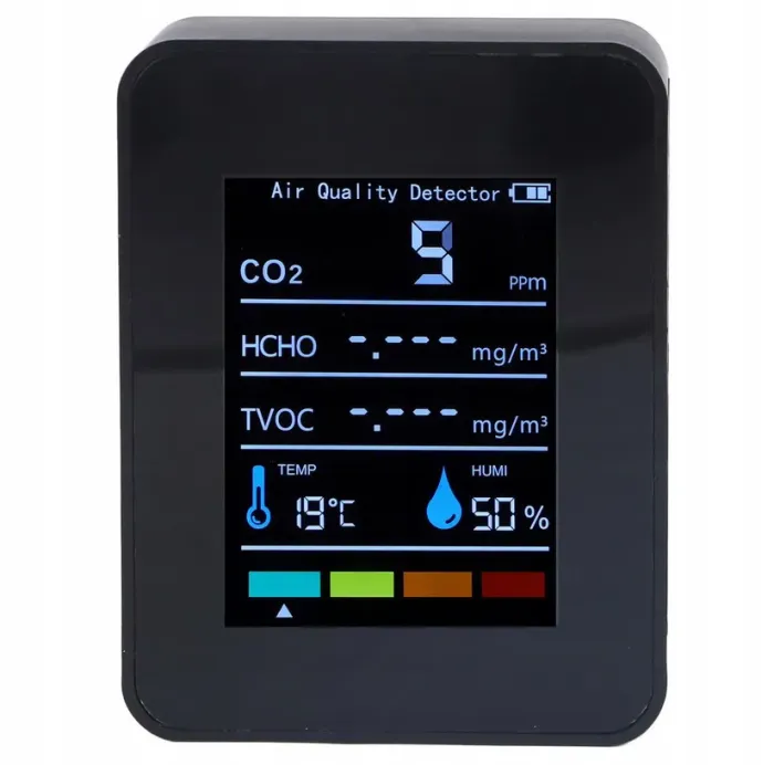 Монітор якості повітря GRILLI 5в1 Black 777663 - зображення 1