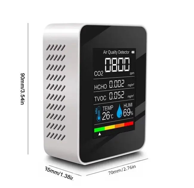 Монітор якості повітря GRILLI 5в1 White 777664 - зображення 6