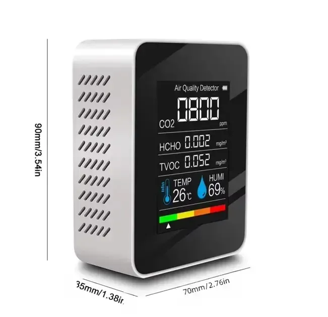 Монітор якості повітря GRILLI 5в1 White 777664 - зображення 6