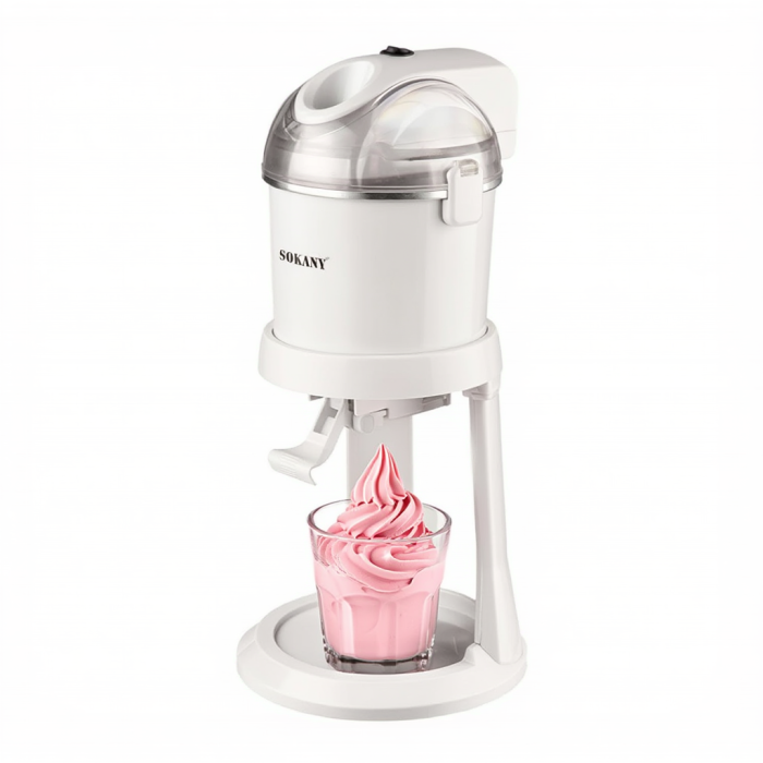 Морозивниця електрична Sokany 1 літр 15 Вт електроморозивниця дитяча домашня морожениця SK-03070 (SK-03070) - зображення 1