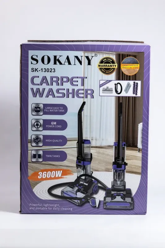 Миючий пилосос Sokany вертикальний з контейнером на 1.5 літра (SK-13023) - зображення 10