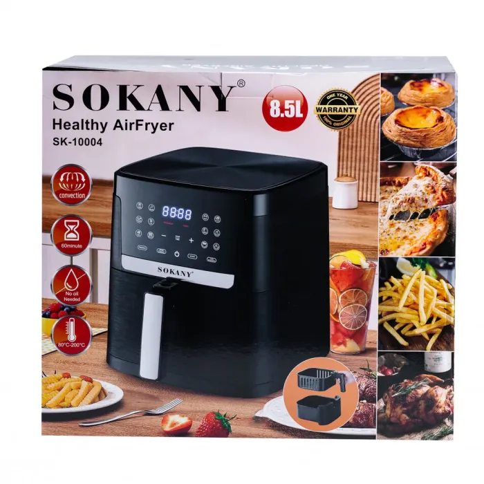 Мультипіч аерогриль 8,5 л сенсорний екран Sokany SK-10004 (SK-10004) - зображення 9