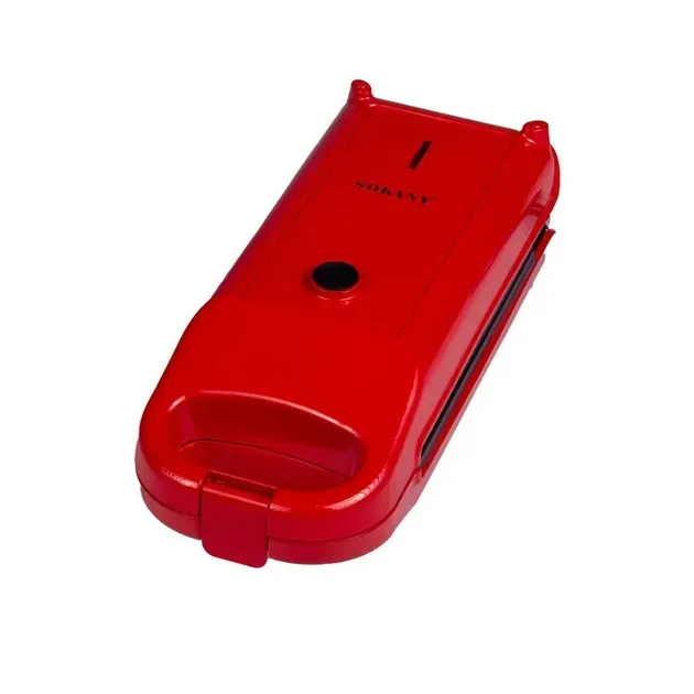 Мультипекар 6 в 1 Sokany SK-BBQ-836 700 Вт антипригарне покриття Червоний (SK-BBQ-836) - зображення 3