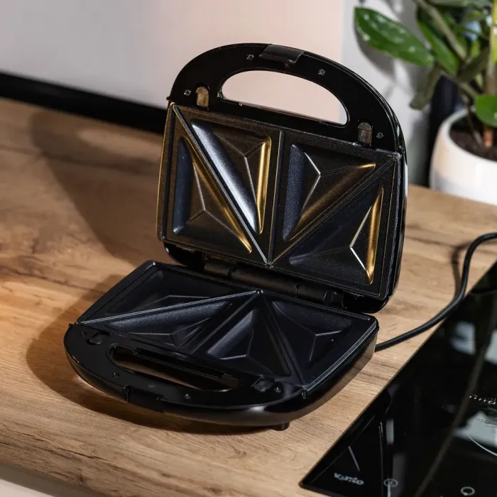 Мультипекар 6 в 1 Sokany з панелями для вафель, горішків, сендвічів, кексів електрична 750 Вт (SK-908) - зображення 9