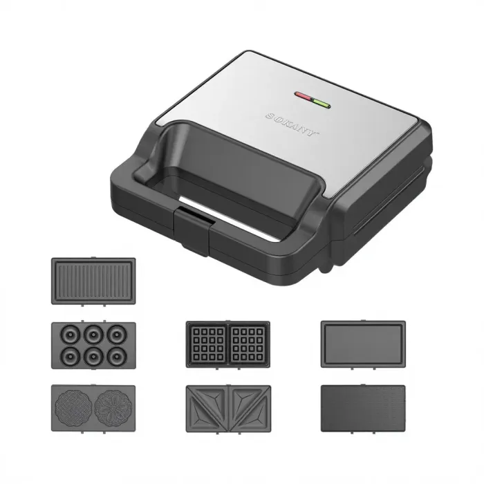 Мультипекар 7 в 1 Sokany антипригарне покриття 800 Вт SK-08137 (SK-08137) - зображення 3