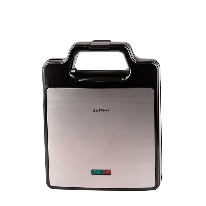 Мультипекар з насадками 1400 Вт професійна вафельниця електрична Sokany (SKBBQ852) - зображення 9