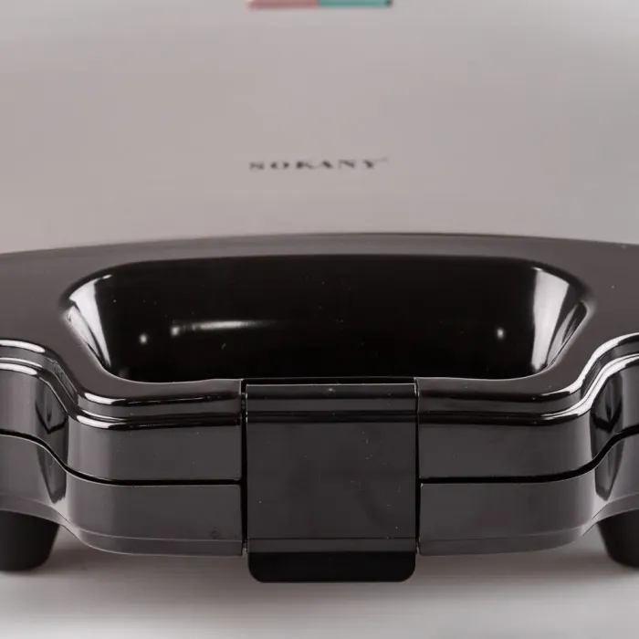 Мультипекар з насадками 1400 Вт професійна вафельниця електрична Sokany (SKBBQ852) - зображення 10