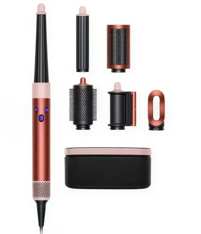 Мультистайлер для волосся Airwrap 6 насадок синій 1300 Вт стайлер плойка для волосся локонів і укладки Рожевий HP-4R (HP-4R) - изображение 1