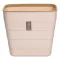 Відро для сміття на дверцята 6 (л) відро для сміття пластикове навісне Бежевий HP-45-18BE (HP-45-18BE)