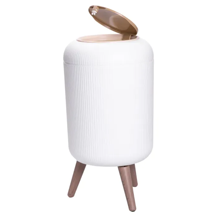 Відро для сміття з клік-кришкою на ніжках 10 літрів відро для сміття на кухню, в спальню і для офісу HP-45-14 (HP-45-14) - зображення 1