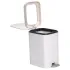 Відро для сміття з педаллю 5л відро для сміття з кришкою і педаллю Білий HP-45-11BE (HP-45-11BE)