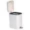 Відро для сміття з педаллю 5л відро для сміття з кришкою і педаллю Білий HP-45-11BE (HP-45-11BE)