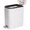 Відро для сміття з педаллю 5л відро для сміття з кришкою і педаллю Білий HP-45-12BE (HP-45-12BE)