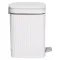 Відро для сміття з педаллю 5л відро для сміття з кришкою і педаллю Білий HP-45-11BE (HP-45-11BE)