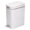 Відро для сміття з педаллю 5л відро для сміття з кришкою і педаллю Білий HP-45-12BE (HP-45-12BE)