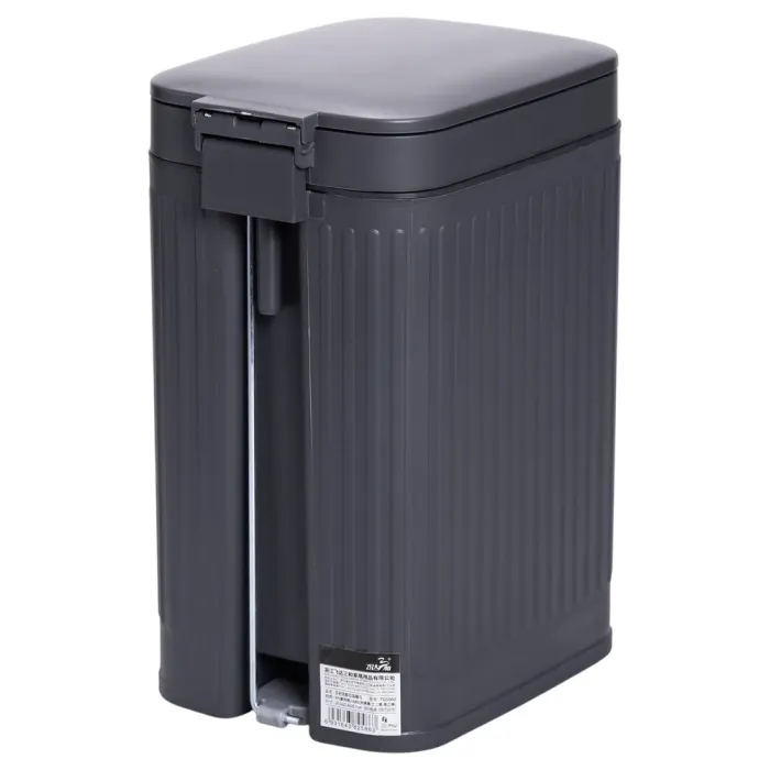 Відро для сміття з педаллю 5л відро для сміття з кришкою і педаллю Сірий HP-45-11G (HP-45-11G) - изображение 5