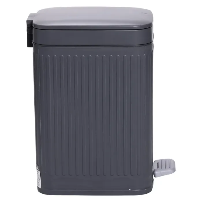 Відро для сміття з педаллю 5л відро для сміття з кришкою і педаллю Сірий HP-45-11G (HP-45-11G) - изображение 7