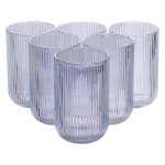 Набір склянок 6 шт скляні склянки 400 (мл) для соку, лимонаду, коктейлів склянки для напоїв HP7113RB (HP7113RB)