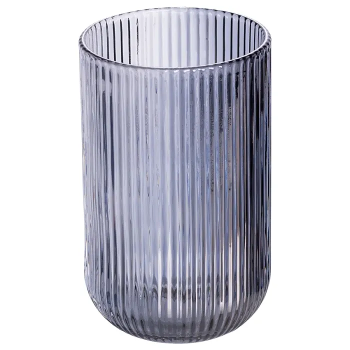 Набір склянок 6 шт скляні склянки 400 (мл) для соку, лимонаду, коктейлів склянки для напоїв Сірий HP7113G (HP7113G) - зображення 2