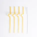 Набір 4 скляних трубочок із йоржиком для чищення HP-34-34Y (HP-34-34Y)