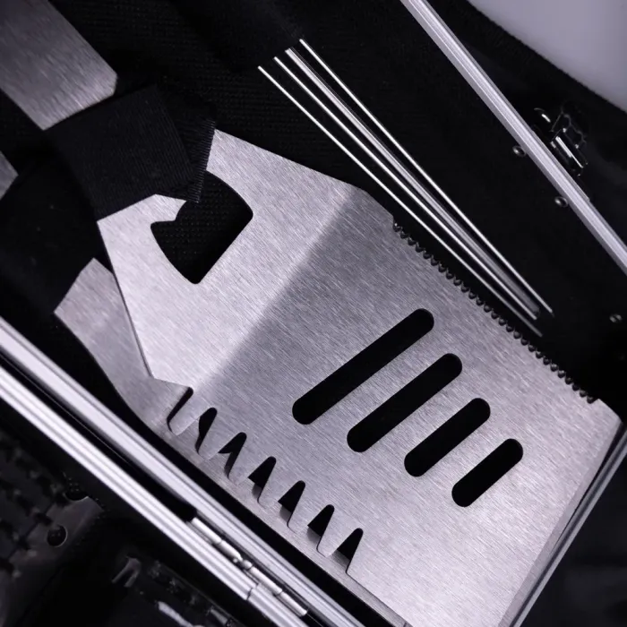 Набір аксесуарів для барбекю, мангала, гриля 19 предметів 42х14х7.5 см в кейсі HP-21-3 (HP-21-3) - изображение 3