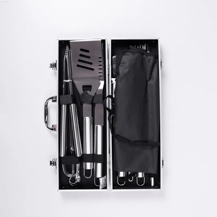 Набір аксесуарів для барбекю, мангала, гриля 19 предметів 42х14х7.5 см в кейсі HP-21-3 (HP-21-3) - изображение 6