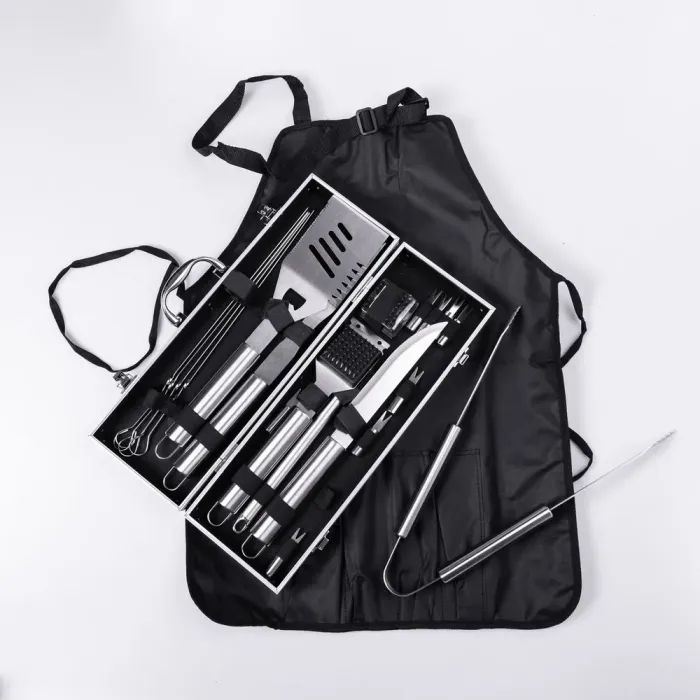 Набір аксесуарів для барбекю, мангала, гриля 19 предметів 42х14х7.5 см в кейсі HP-21-3 (HP-21-3) - изображение 10