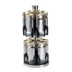 Набір баночок для спецій 12 шт. по 120 мл на підставці Карусель (HP1327)