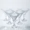 Набір келихів для мартіні Martini Glass 6 штук по 215 мл коктейльні HP-17-56 (HP-17-56)