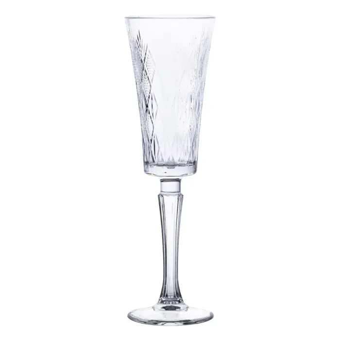 Набір келихів для шампанського 6 шт 200 мл скляні на ніжці HP-19-126 (HP-19-126) - зображення 2