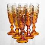 Набір келихів для шампанського 6 штук 160 мл на ніжці Yiwu HP-19-188 (HP-19-188)