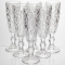 Набір келихів для шампанського 6 штук 160 мл подарункові келихи для шампанського на ніжці фужери для ігристих вин HP-19-164 (HP-19-164)