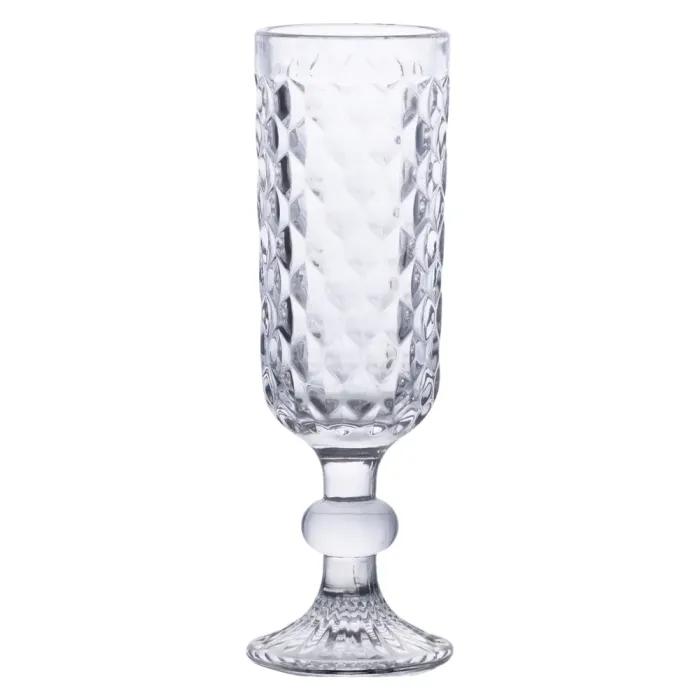 Набір келихів для шампанського 6 штук 160 мл скляні HP-19-103 (HP-19-103) - изображение 3