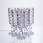 Набір келихів для шампанського 6 штук по 160 мл rainbow HP-19-252 (HP-19-252)