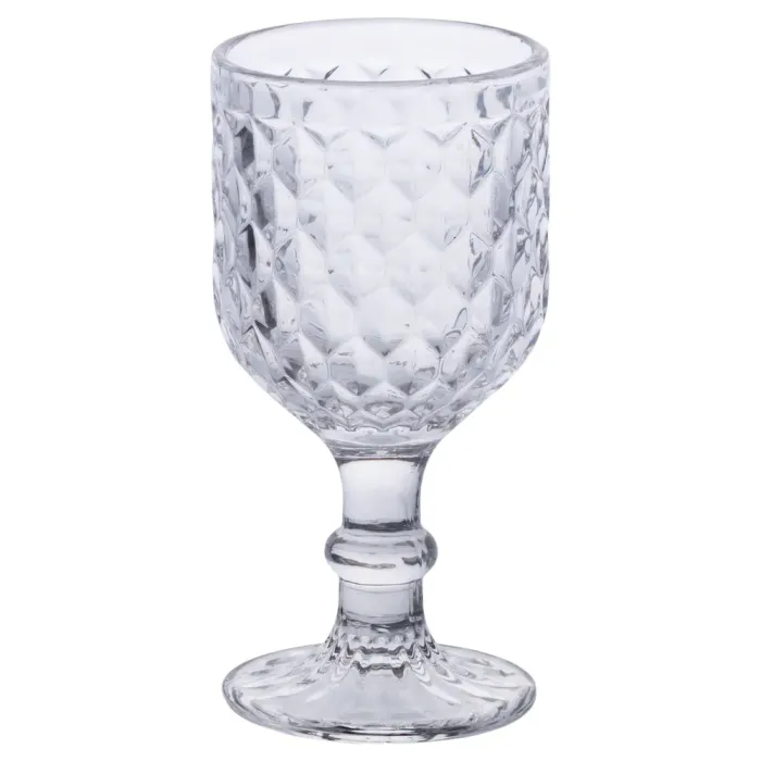 Набір келихів для вина 6 шт по 220 мл на низькій ніжці Прозорий HP-19-104 (HP-19-104) - изображение 3