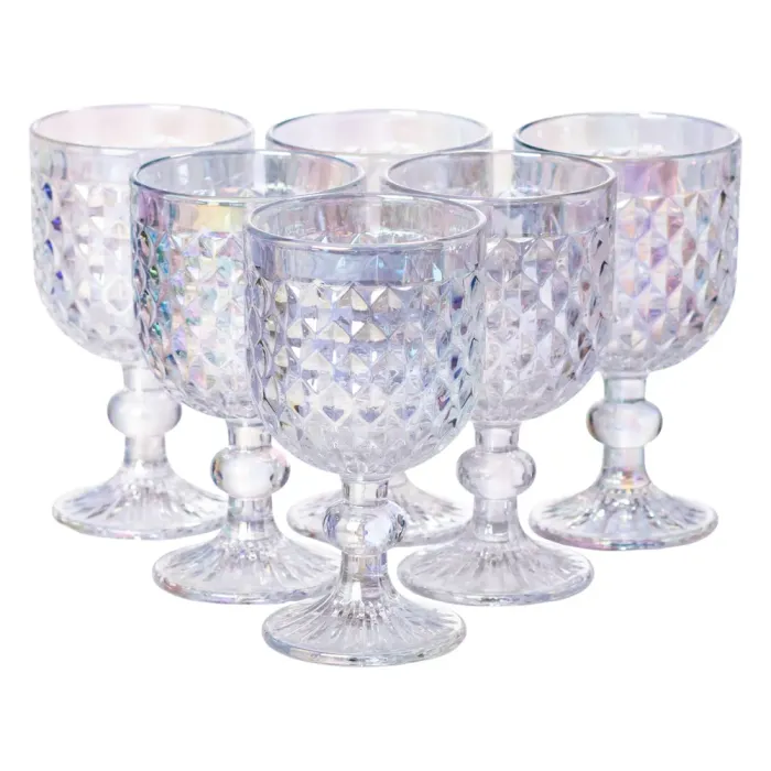 Набір келихів для вина 6 шт по 220 (мл) Хамелеон HP-19-110 (HP-19-110) - зображення 1