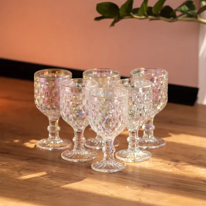 Набір келихів для вина 6 шт по 220 (мл) Хамелеон HP-19-110 (HP-19-110) - зображення 4