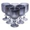 Набір келихів для вина 6 (шт) по келихи під вино 300 (мл) на ніжці келихи винні Сірий HP-19-7115G (HP-19-7115G)