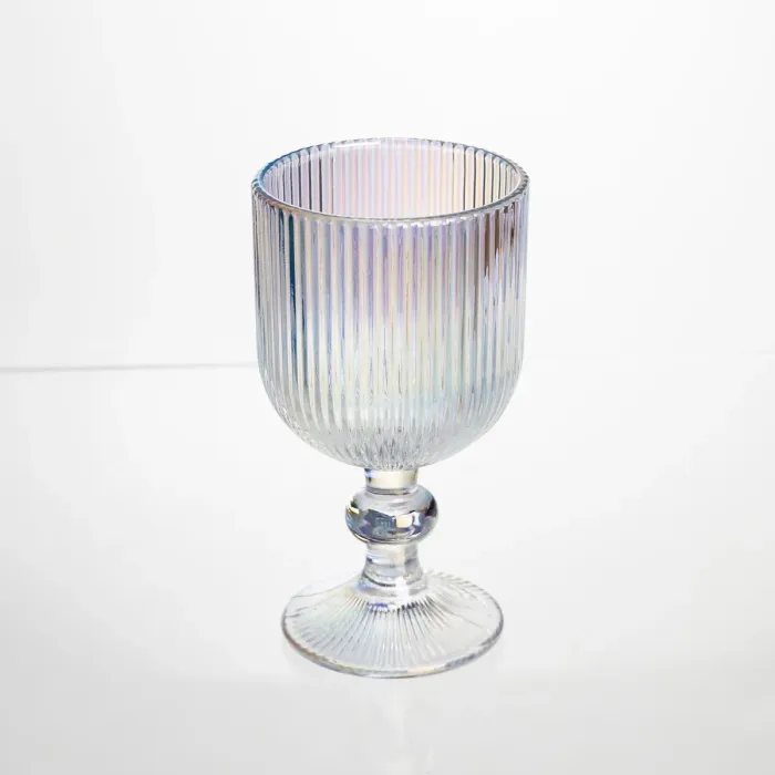 Набір келихів для вина 6 штук 220 мл на ніжці скляні Прозорий Yiwu HP-19-205 (HP-19-205) - изображение 2