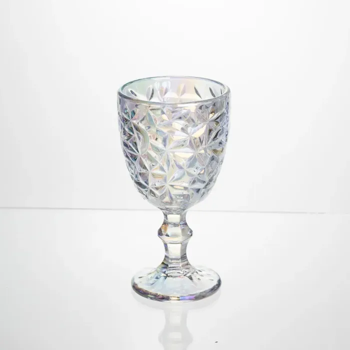 Набір келихів для вина 6 штук 240 мл винні келихи на ніжці скляні фужери для вина подарункові HP-19-174 (HP-19-174) - зображення 2