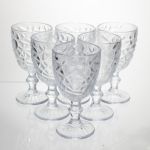 Набір келихів для вина 6 штук 240 мл винні келихи на ніжці скляні фужери для вина подарункові HP-19-166 (HP-19-166)