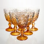 Набір келихів для вина 6 штук 340 мл на ніжці скляні Yiwu HP-19-189 (HP-19-189)