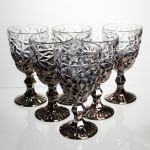 Набір келихів для вина 6 штук 340 мл винні келихи на ніжці скляні фужери для вина подарункові HP-19-181 (HP-19-181)