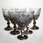 Набір келихів для вина 6 штук 340 мл винні келихи на ніжці скляні фужери для вина подарункові HP-19-181 (HP-19-181)