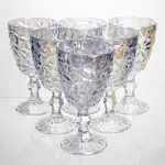 Набір келихів для вина 6 штук 340 мл винні келихи на ніжці скляні фужери для вина подарункові HP-19-173 (HP-19-173)