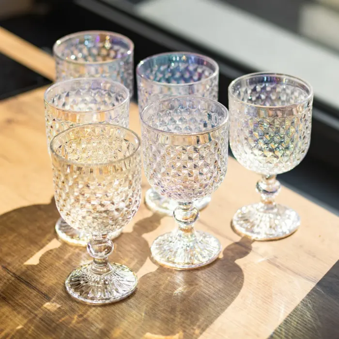 Набір келихів для вина 6 штук по 300 мл rainbow HP-19-253 (HP-19-253) - зображення 2