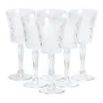 Набір келихів для вина на високій ніжці 6 шт 295 мл скляні HP-19-127 (HP-19-127)