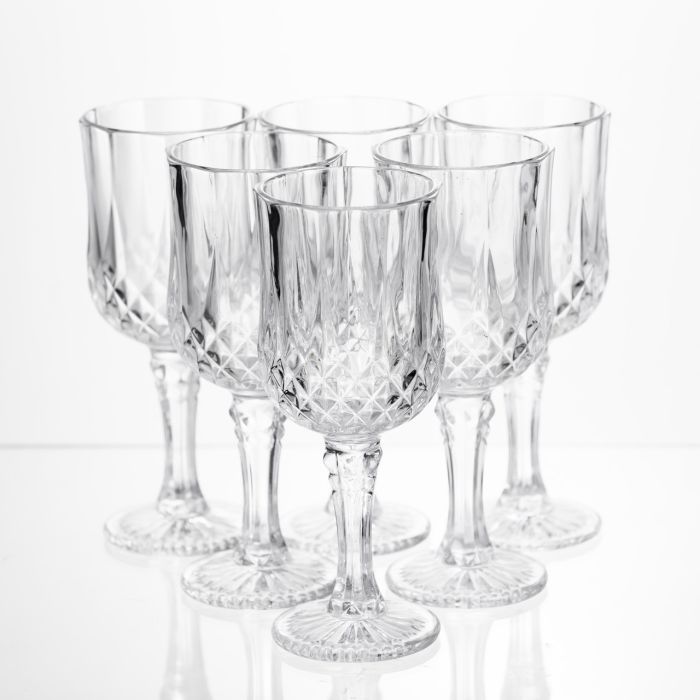 Набір келихів для вина Vintage Crystal 6 штук по 150 мл Yiwu HP-34-73 (HP-34-73) - изображение 1