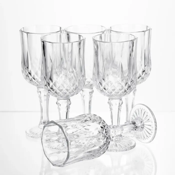 Набір келихів для вина Vintage Crystal 6 штук по 150 мл Yiwu HP-34-73 (HP-34-73) - изображение 3