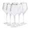 Набор бокалов, 600 мл с тонкой ножкой, комплект из 6, для вина, сока и воды, фужеры для алкоголя (HP-16-1)